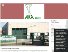 Tablet Screenshot of aikacoppe.com
